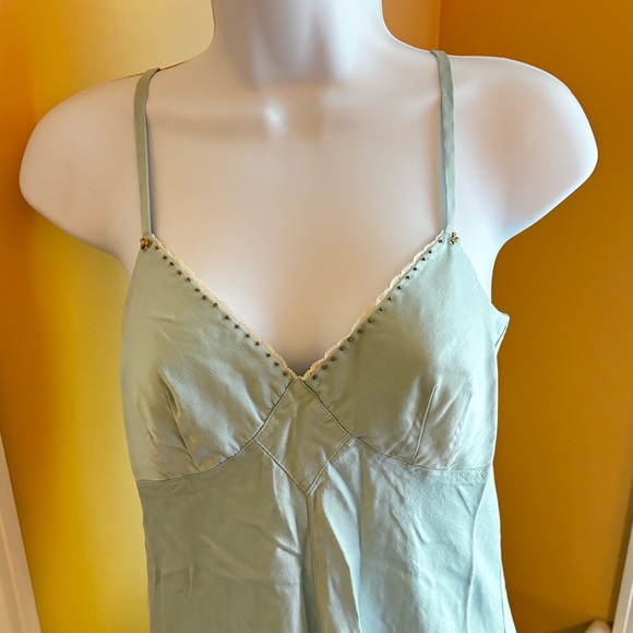 Burning Torch Silk Slip Dress | Size Petite Small - Picture 7 of 12